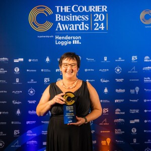 Angela Linton named Leader of the Year at Courier Business Awards