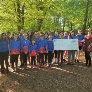 1st Crieff Guides receives £1,000 donation from Persimmon North Scotland