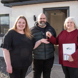 Families celebrate move to Osprey Housing new-builds at Johnshaven ...