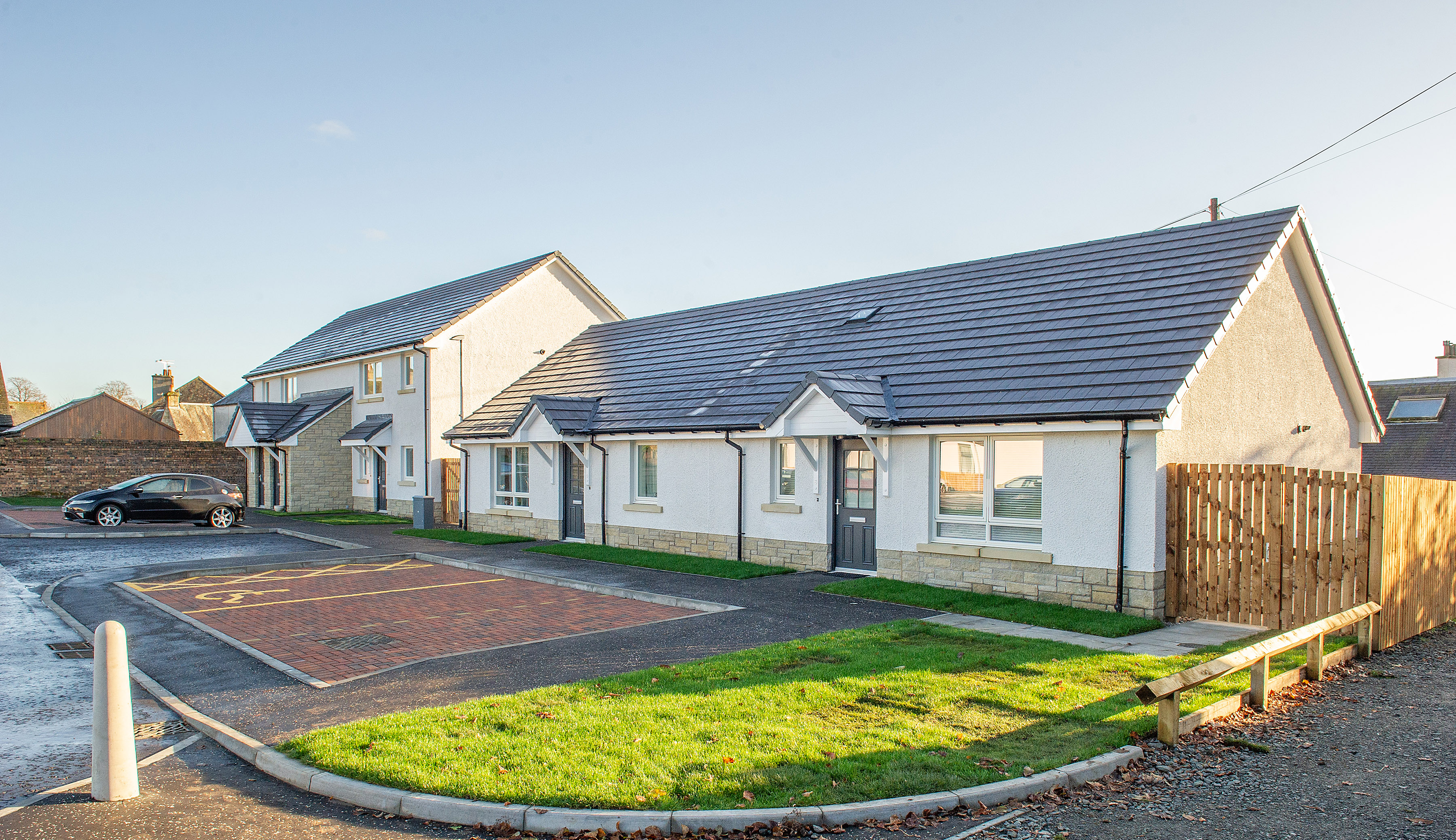 Housing association unveils new homes in Doune