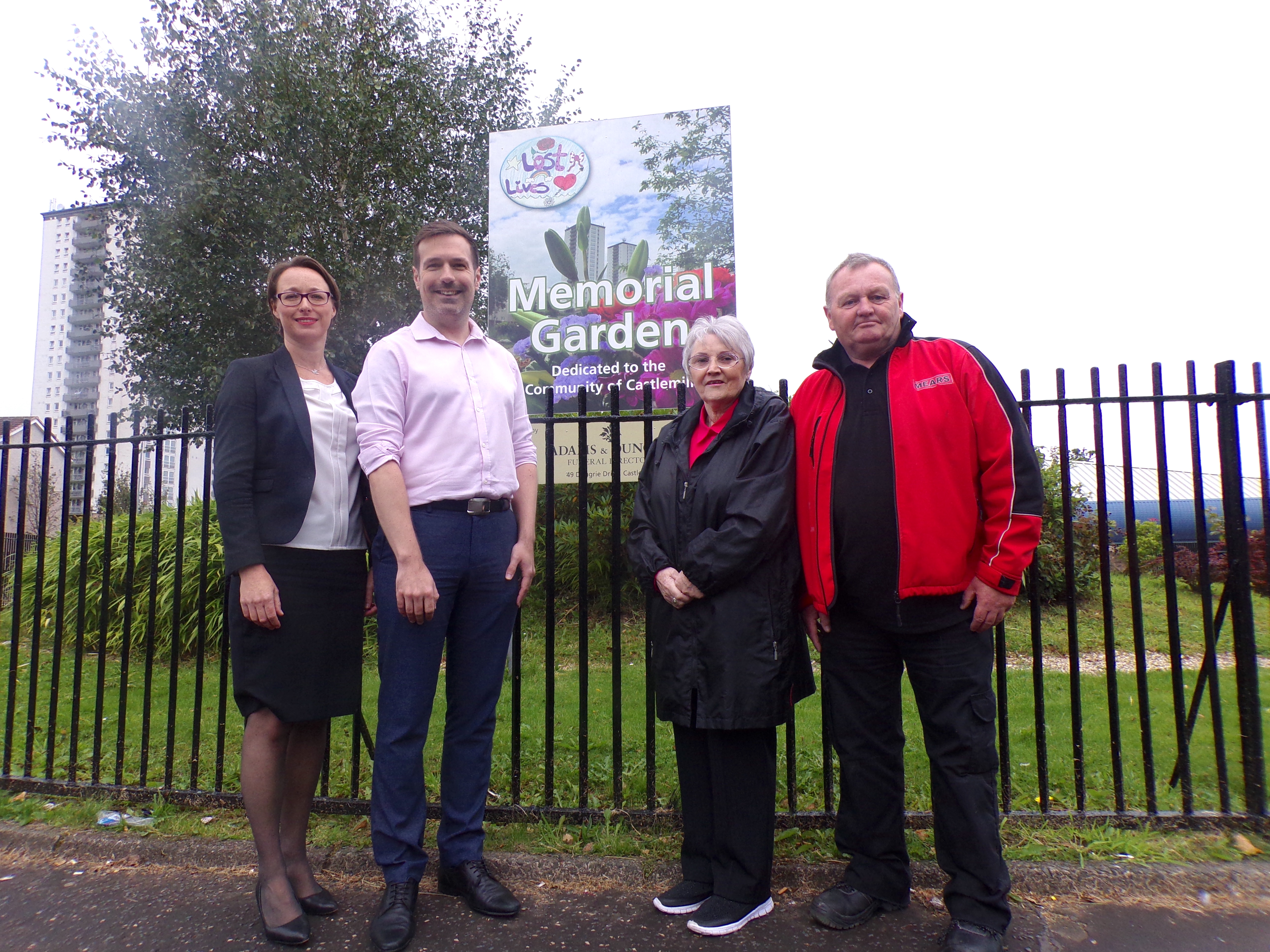 Ardenglen Housing Association invigorates Castlemilk memorial garden