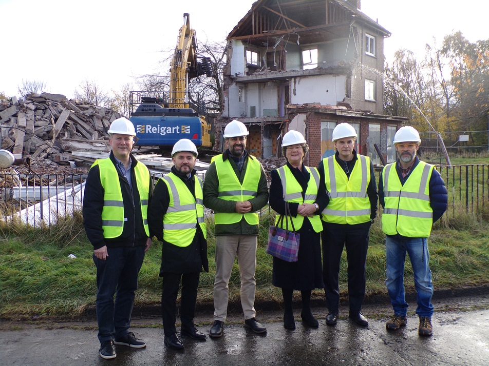 Glasgow care home demolition paves way for new affordable homes