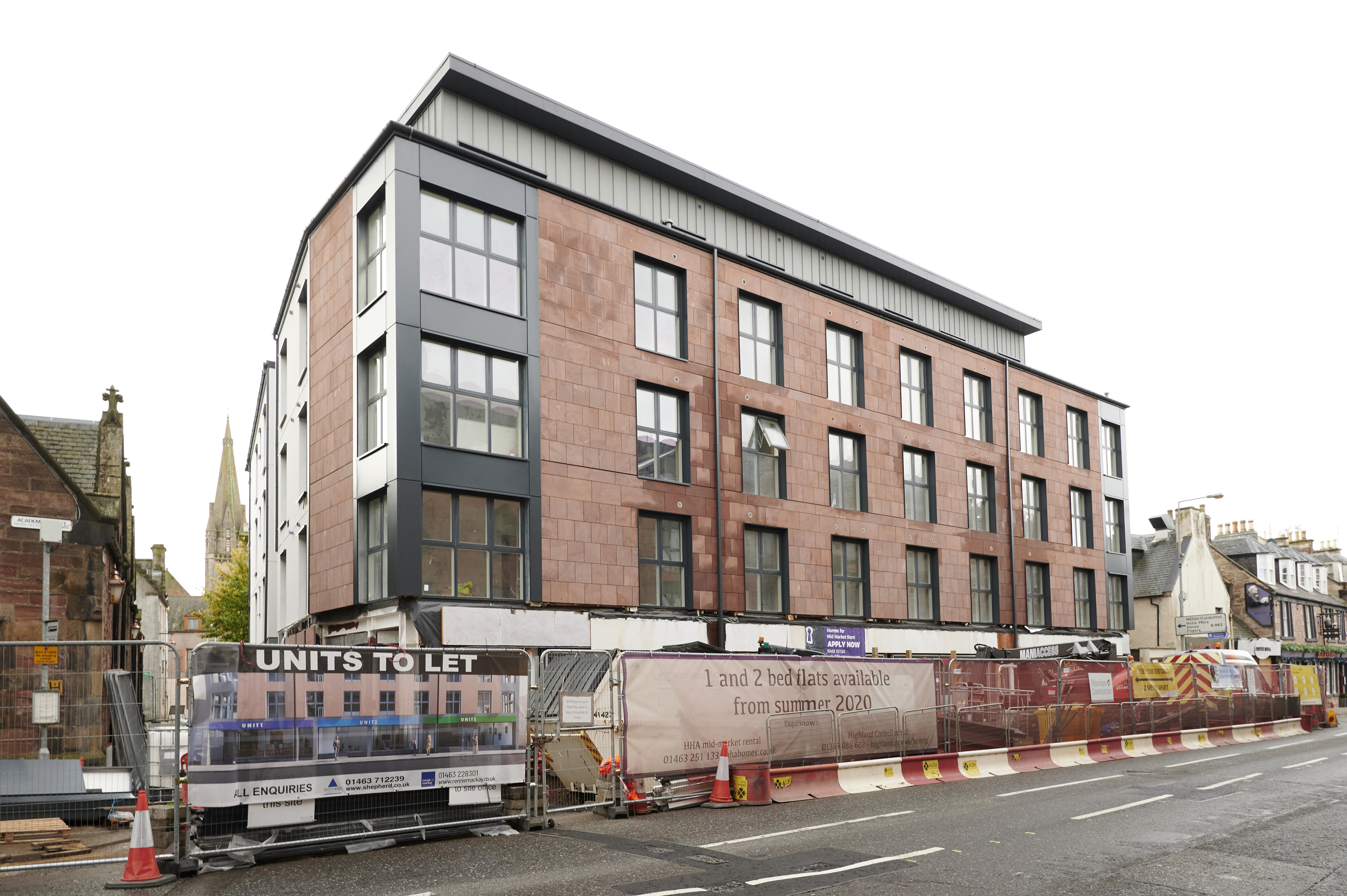 Inverness Academy Street apartments near completion