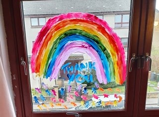 Muirhouse Housing Association hosts rainbow drawing competition