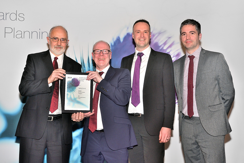 Highland Council toasts record success at Scottish planning awards