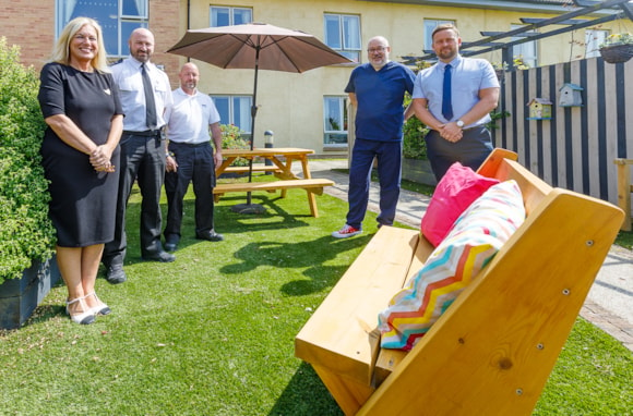 Prisoner rehabilitation project improves outdoor space for Fife care homes