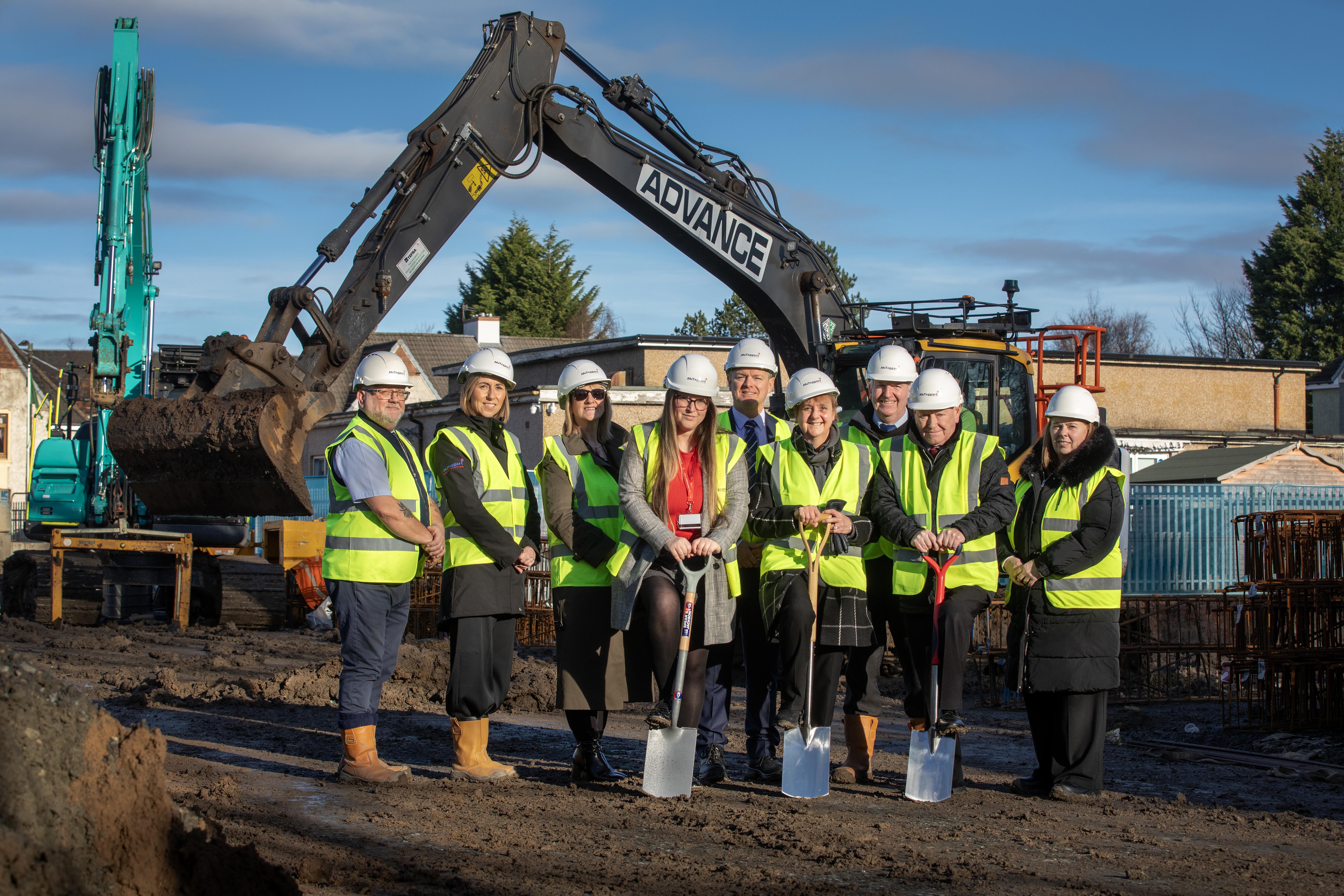 Work begins on new council homes for Bellshill