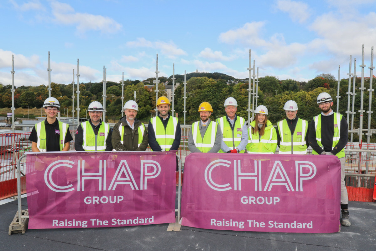 CHAP Group tops out Dundee student accommodation project