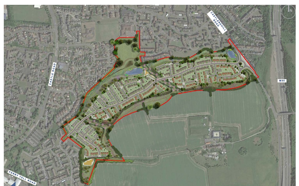 Plans lodged to build up to 360 homes in Rosyth