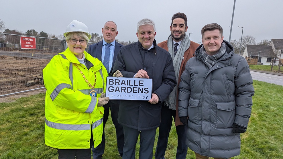 Louis Braille honoured at new Irvine housing development