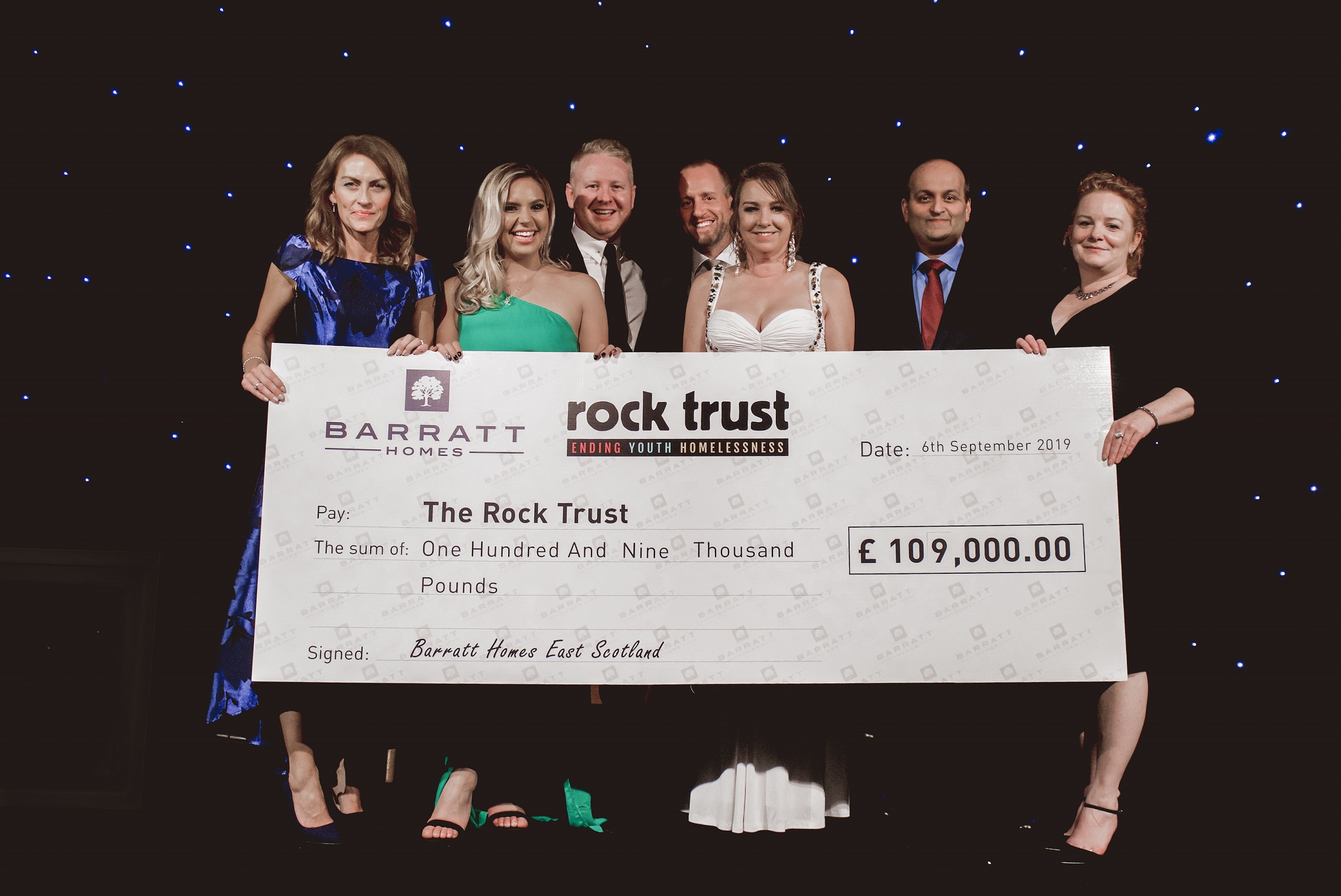 Barratt Homes East raises over £80,000 for homelessness charity