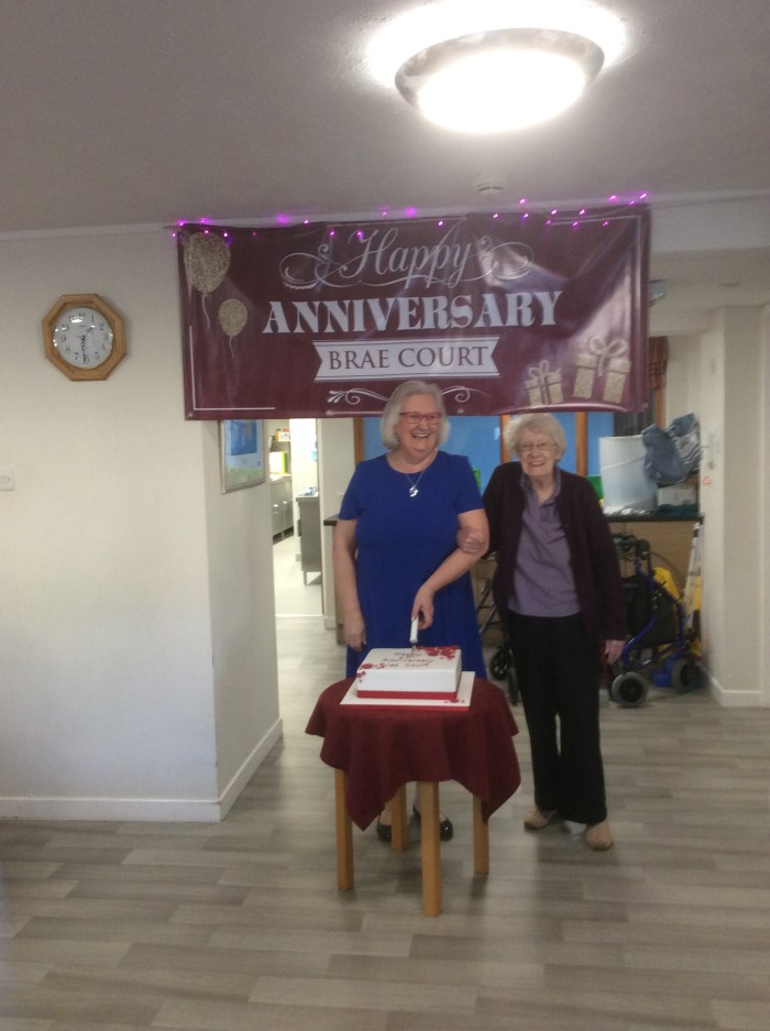 Pensioners host Ruby ruby anniversary celebrations at Bield retirement development