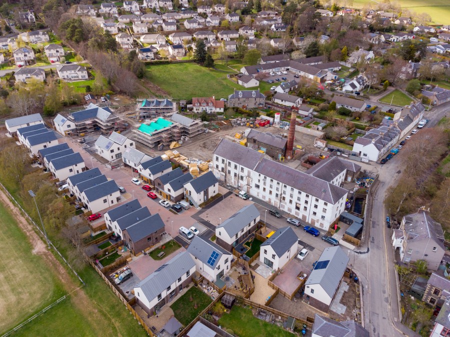 Caerlee Mill development wins prestigious Homes for Scotland award
