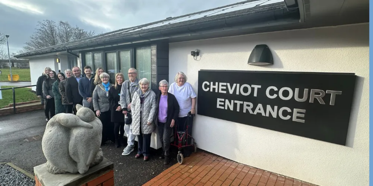 Irvine sheltered housing complex reopens after £3.5m refurb