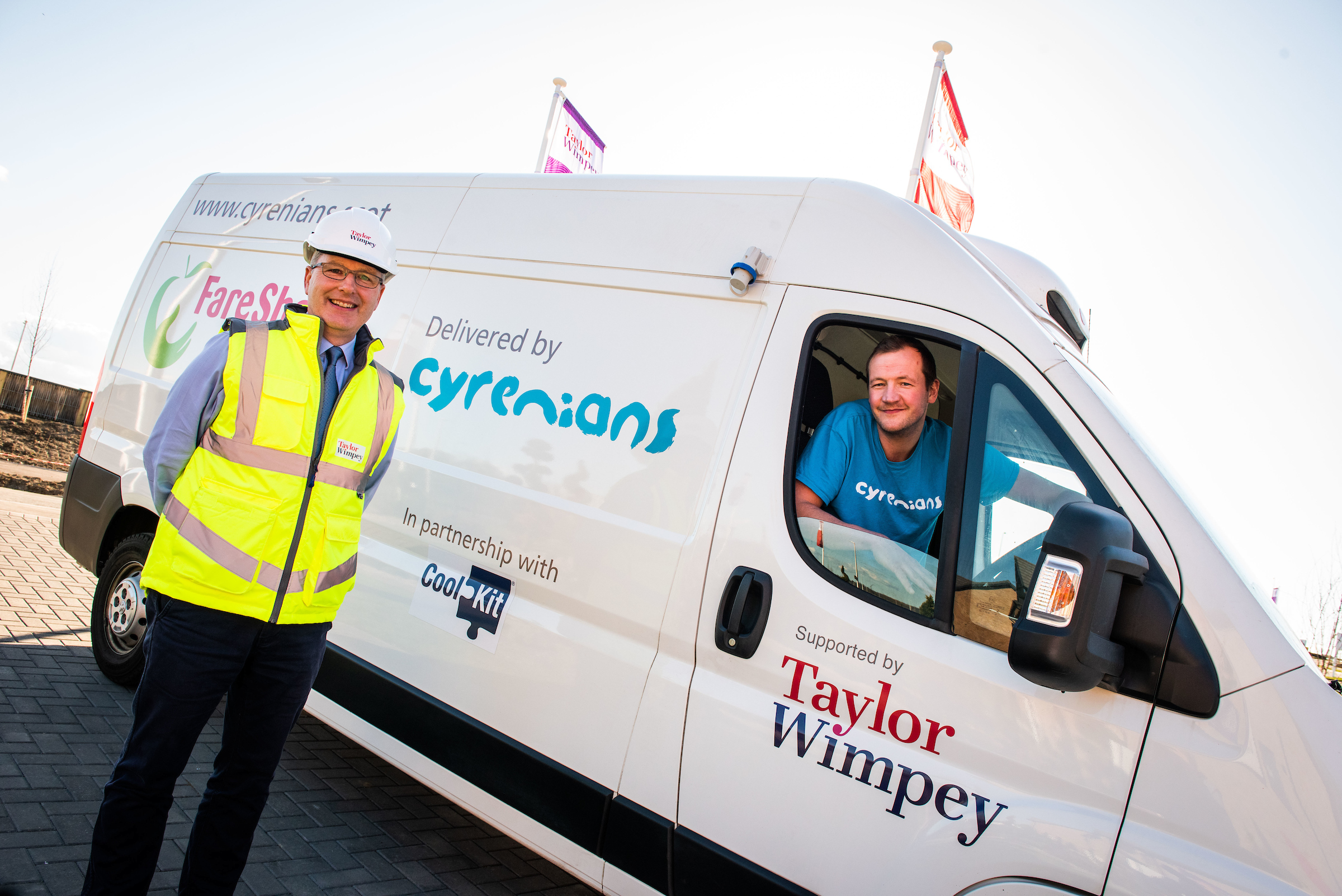 Cyrenians receives funding boost from Taylor Wimpey East Scotland