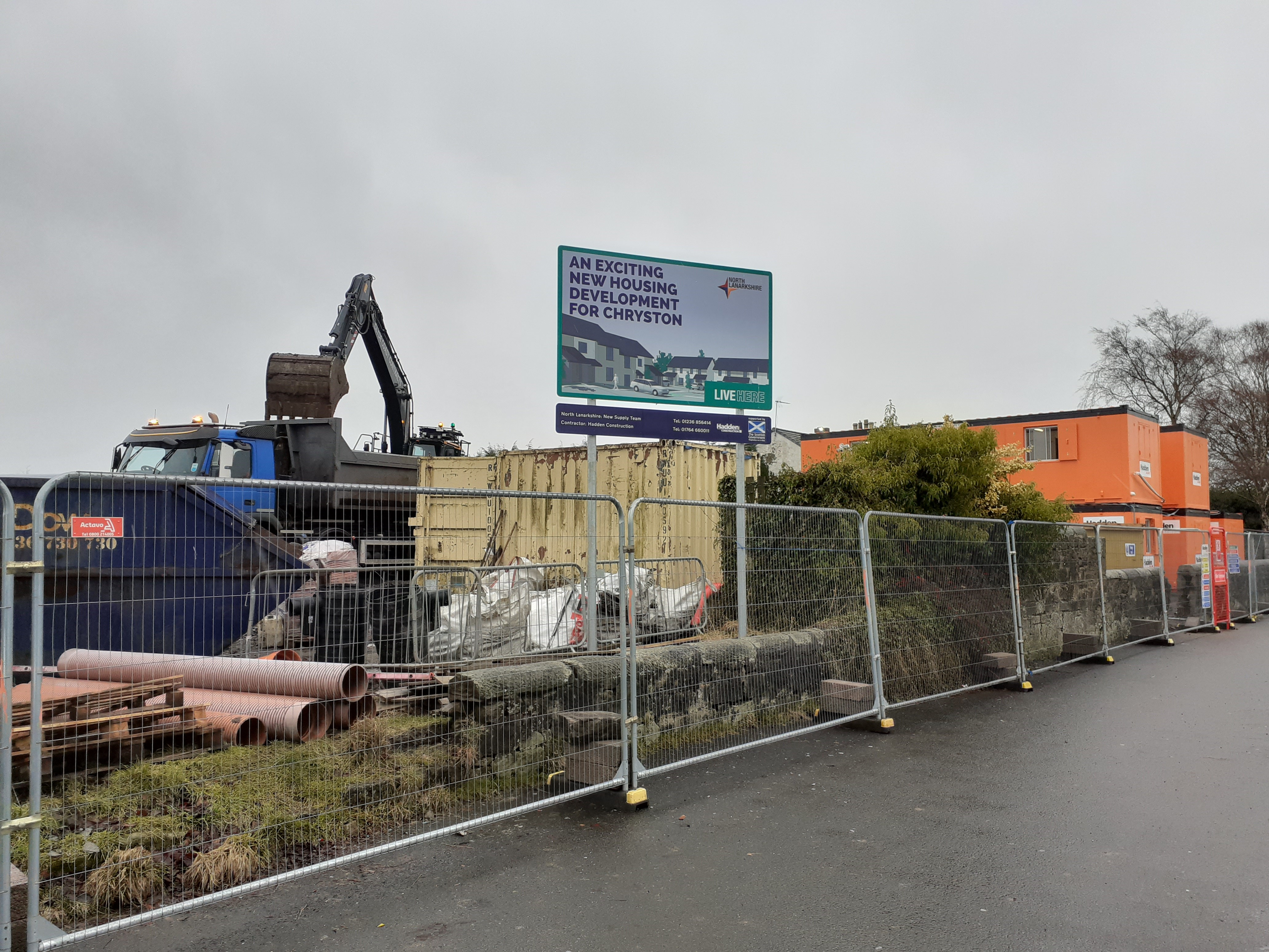 New council housing project now on site at former Chryston Care Home