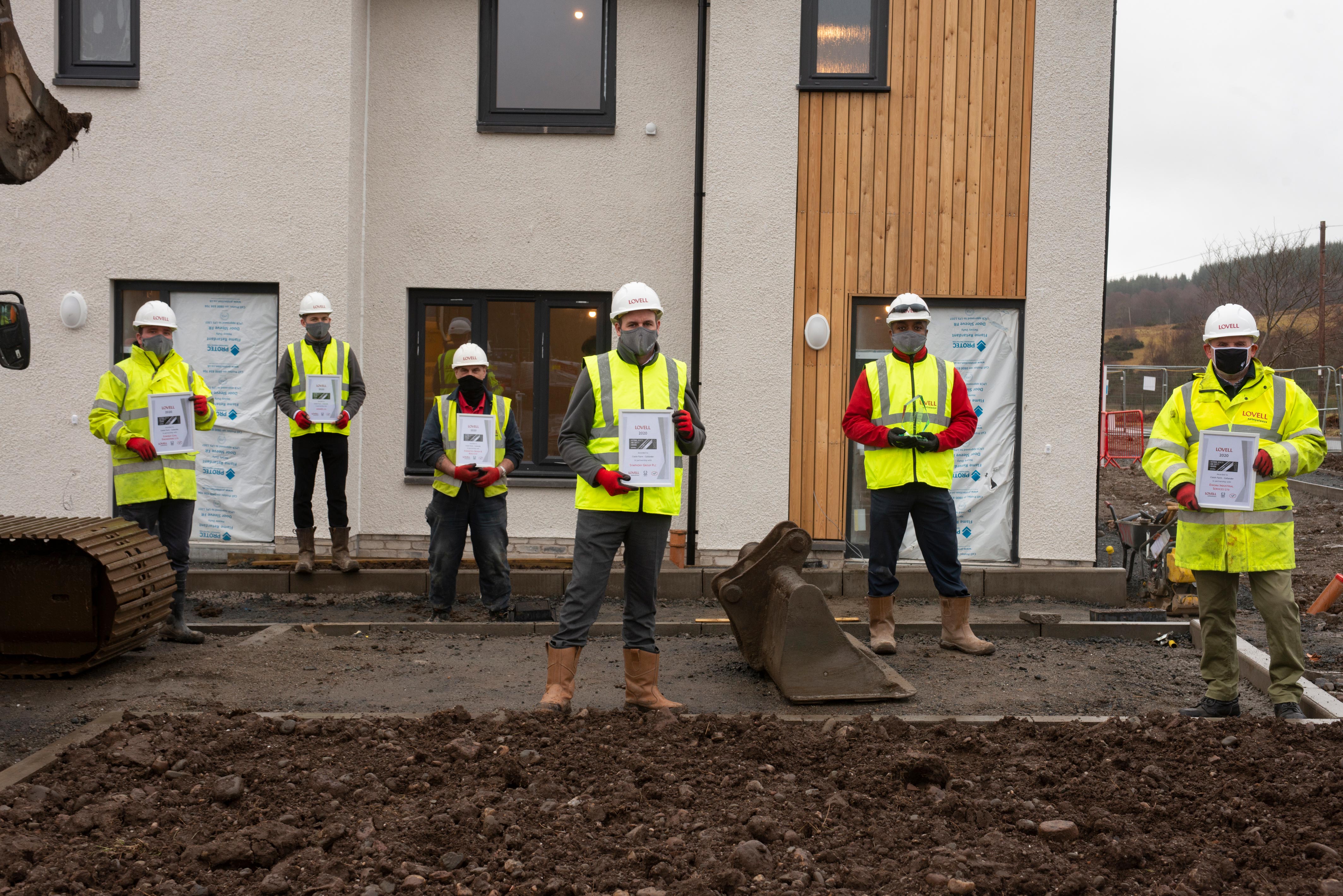 Rural Stirling Housing Association celebrates award for Claish Farm site