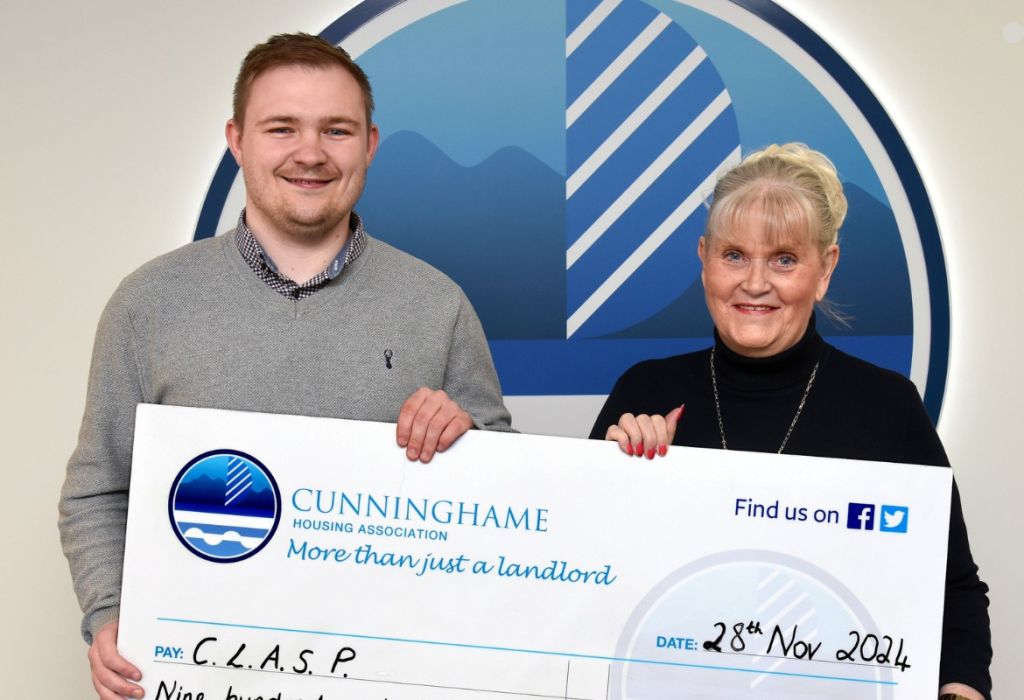 Cunninghame Housing Association makes more community donations