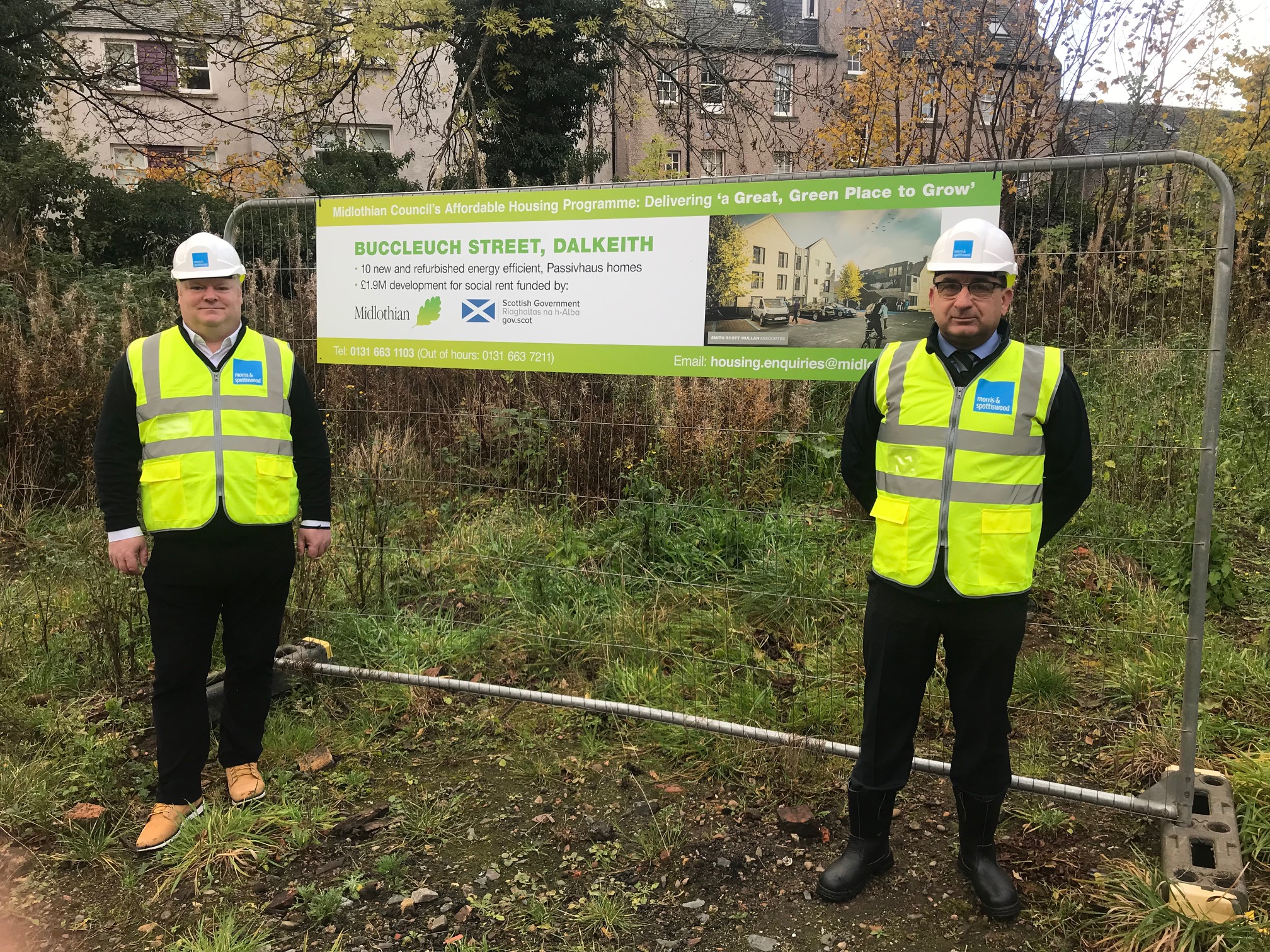 Work starts in Midlothian on innovative energy-saving homes