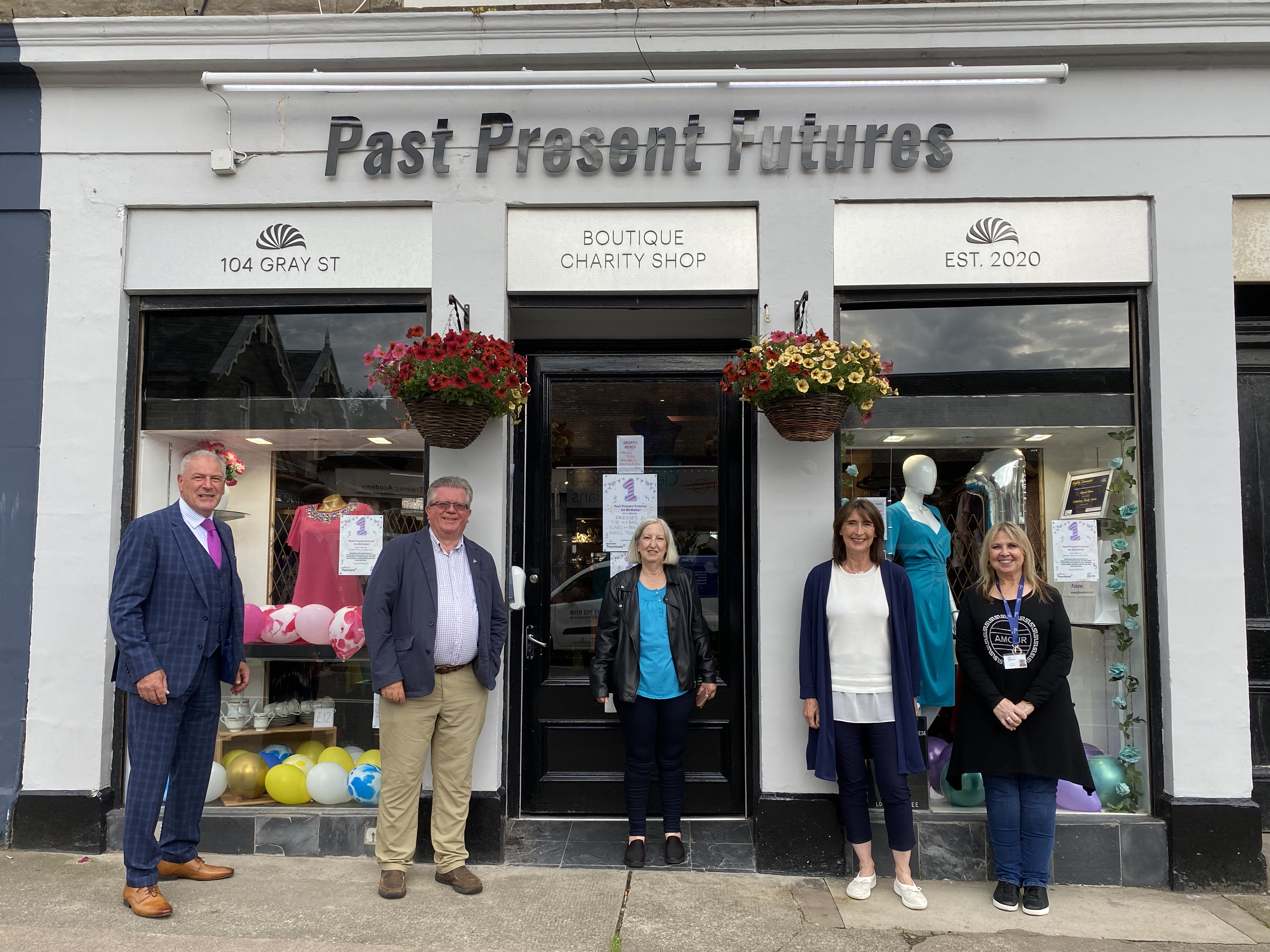 Past Present Futures boutique charity shop celebrates first birthday