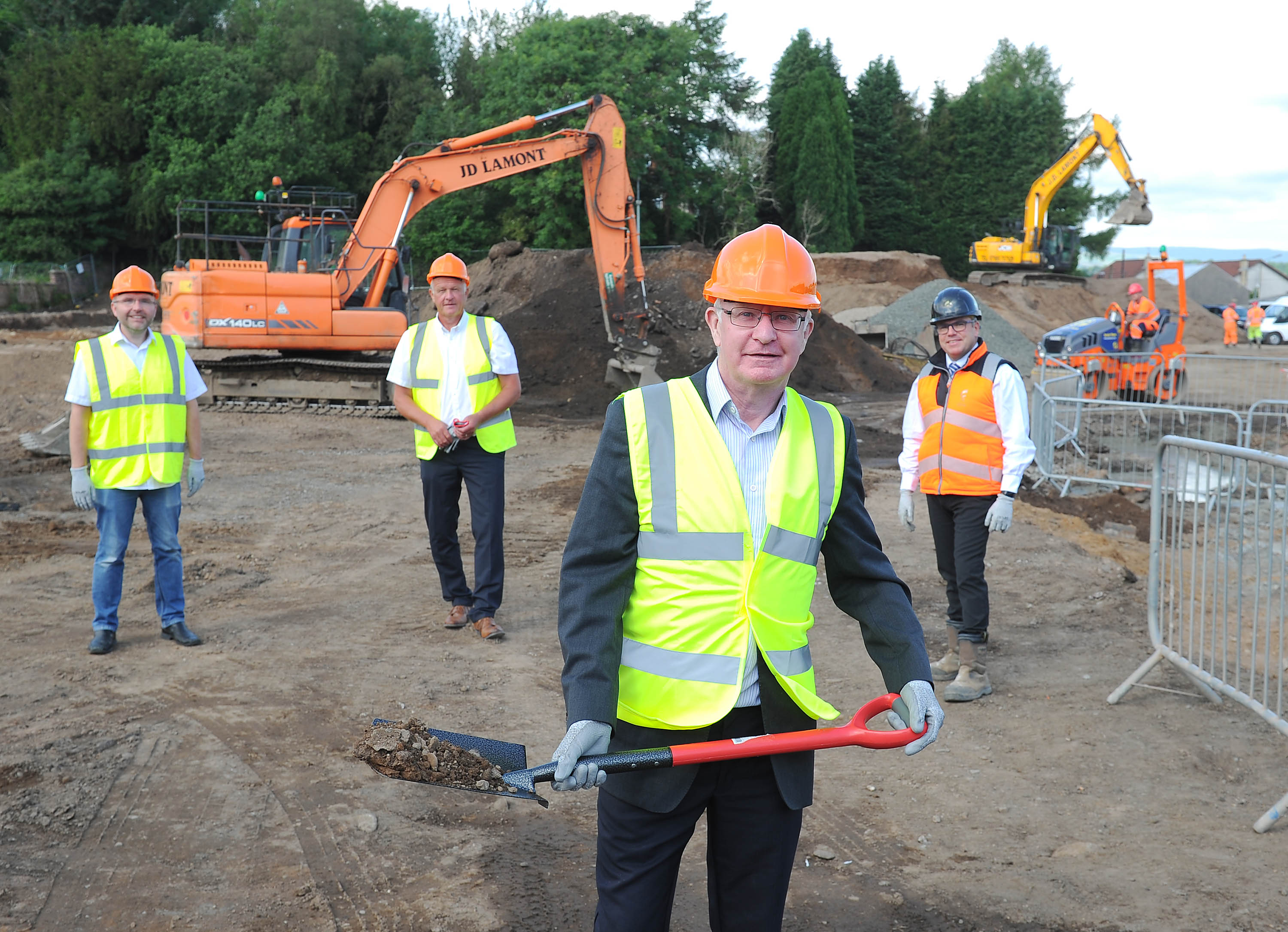 Work begins on 22 new affordable homes at former Cowie school in Stirling