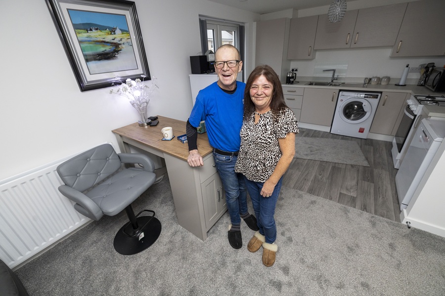 Tenants move in early to new Loretto homes in Croy