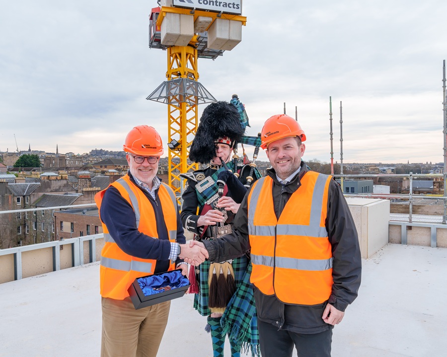 Student accommodation project tops out in Edinburgh