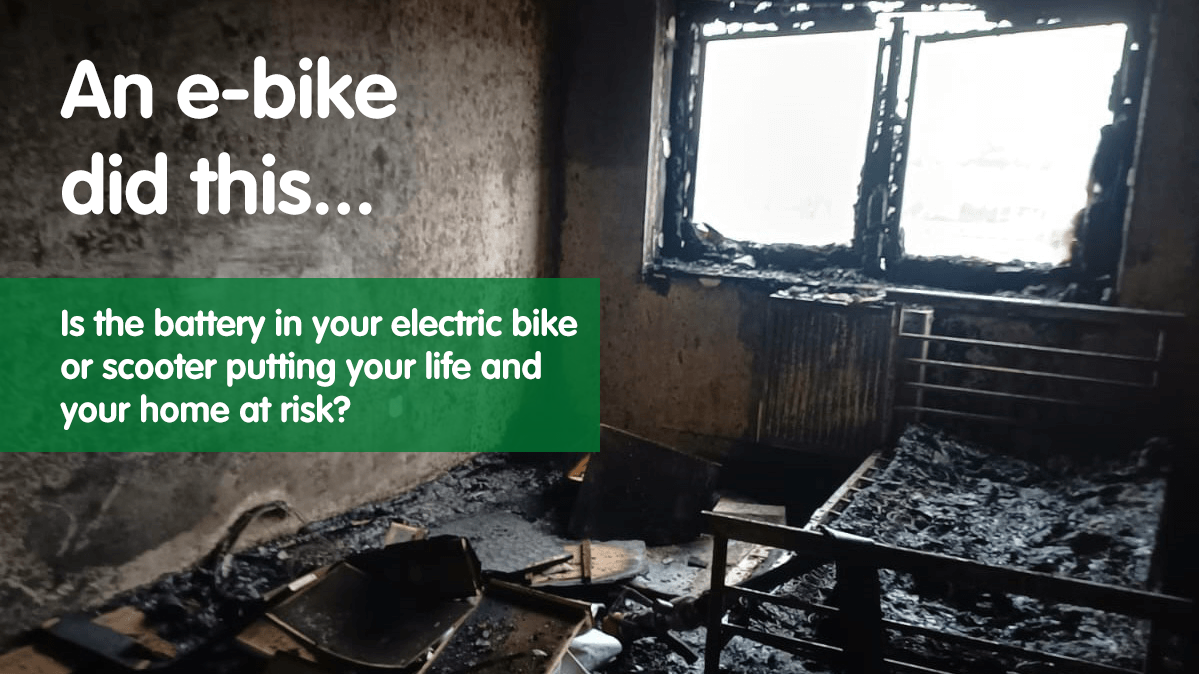 England: Housing association launches safety campaign after e-bike battery fire