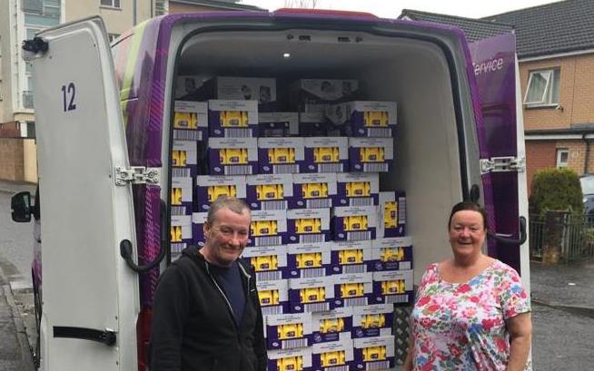 Queens Cross delivers 700 Easter eggs to local children