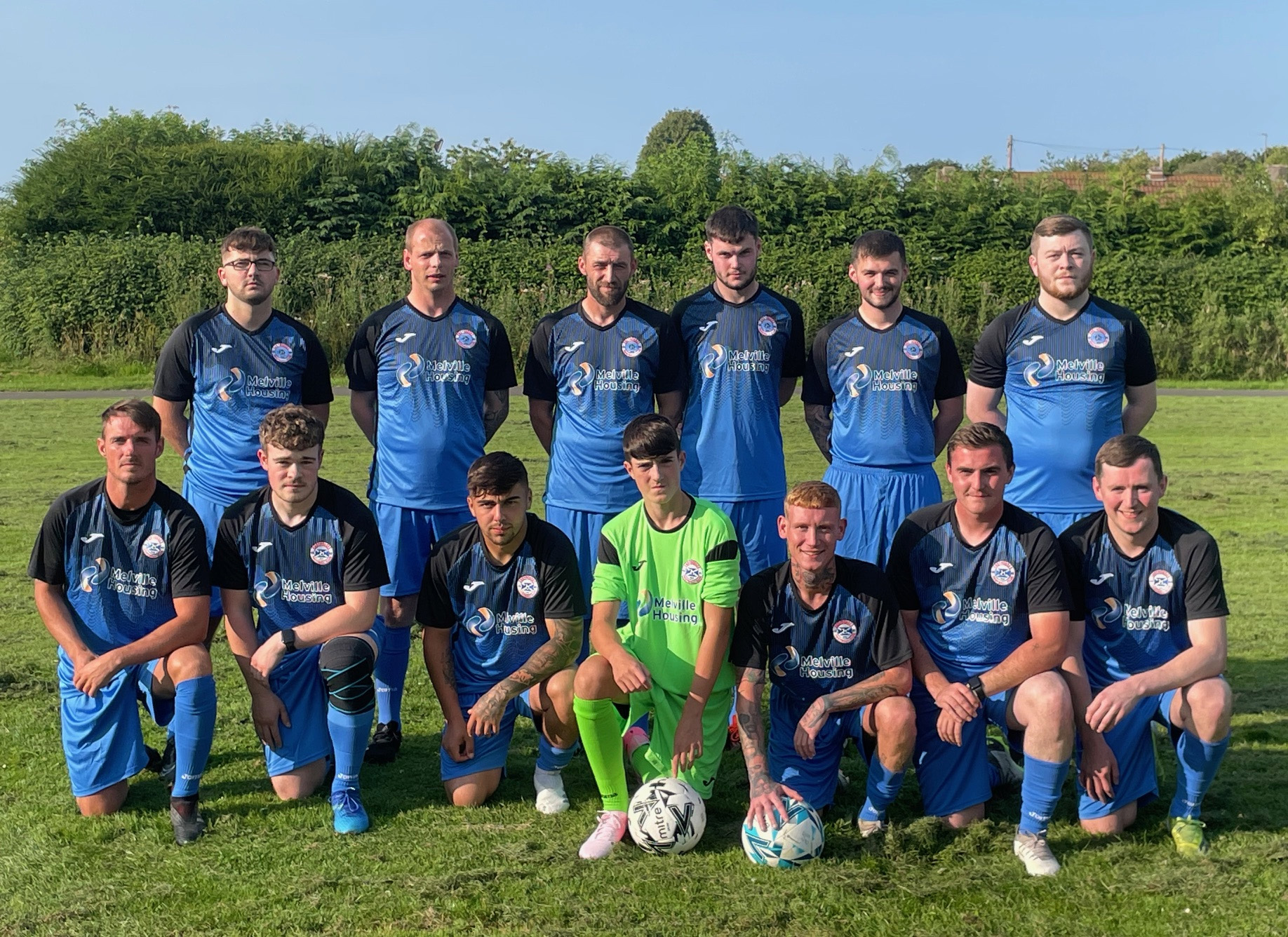 Team starts season with new strip thanks to Melville sponsorship deal