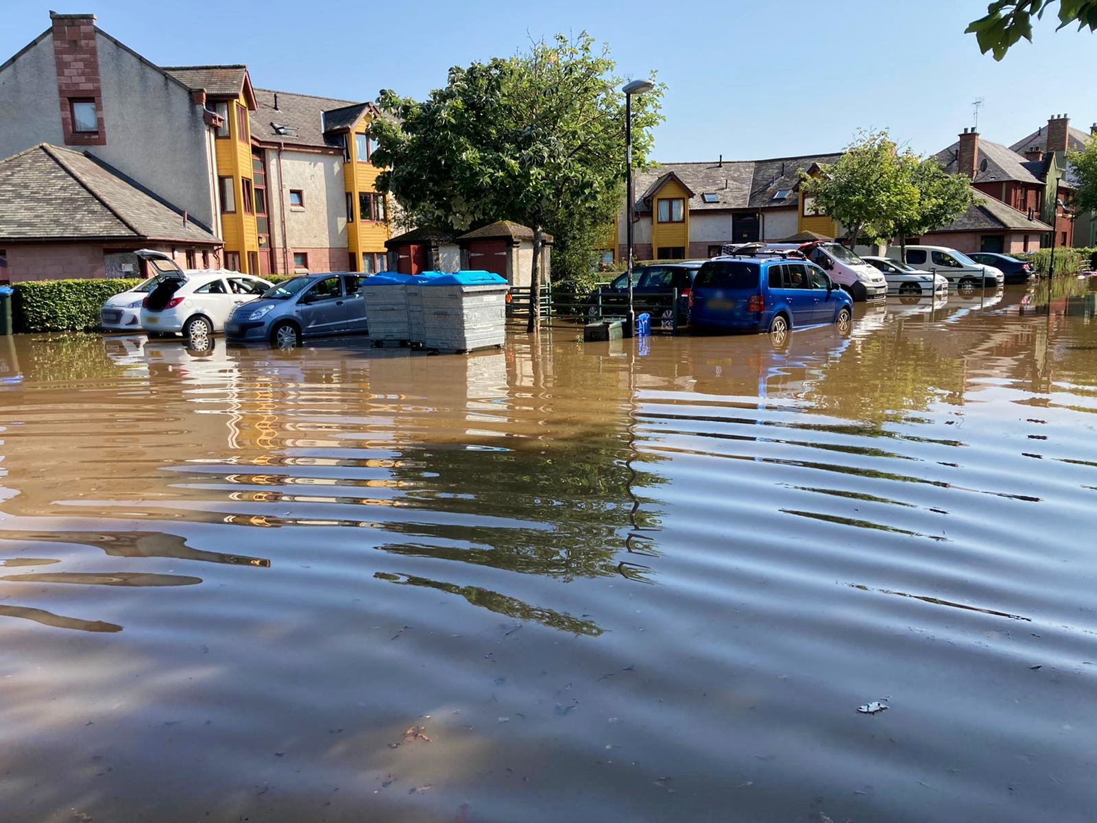 Fairfield welcomes tenants back into homes after flooding