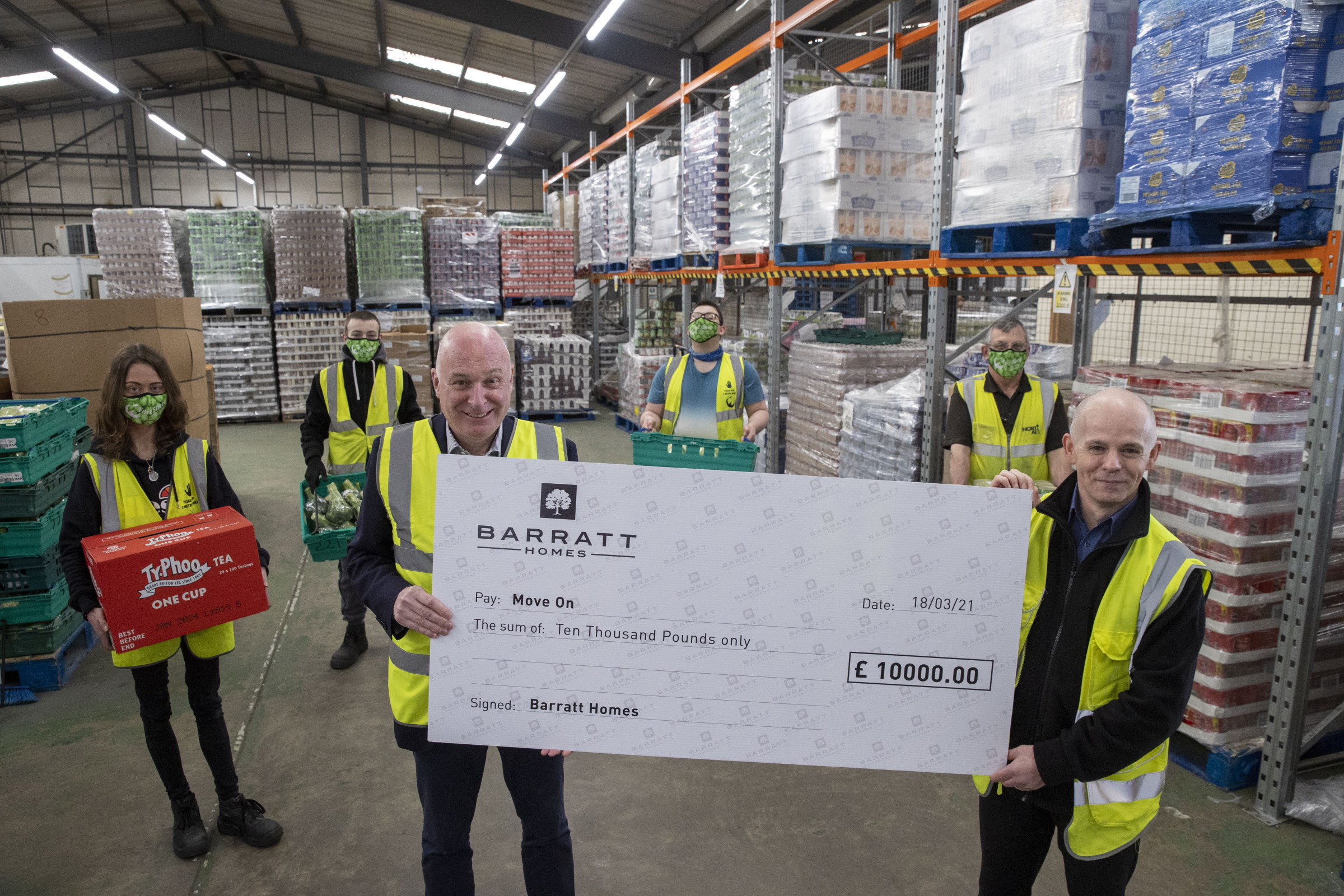 Barratt Developments Scotland pledges £57,500 in donations to aid pandemic recovery