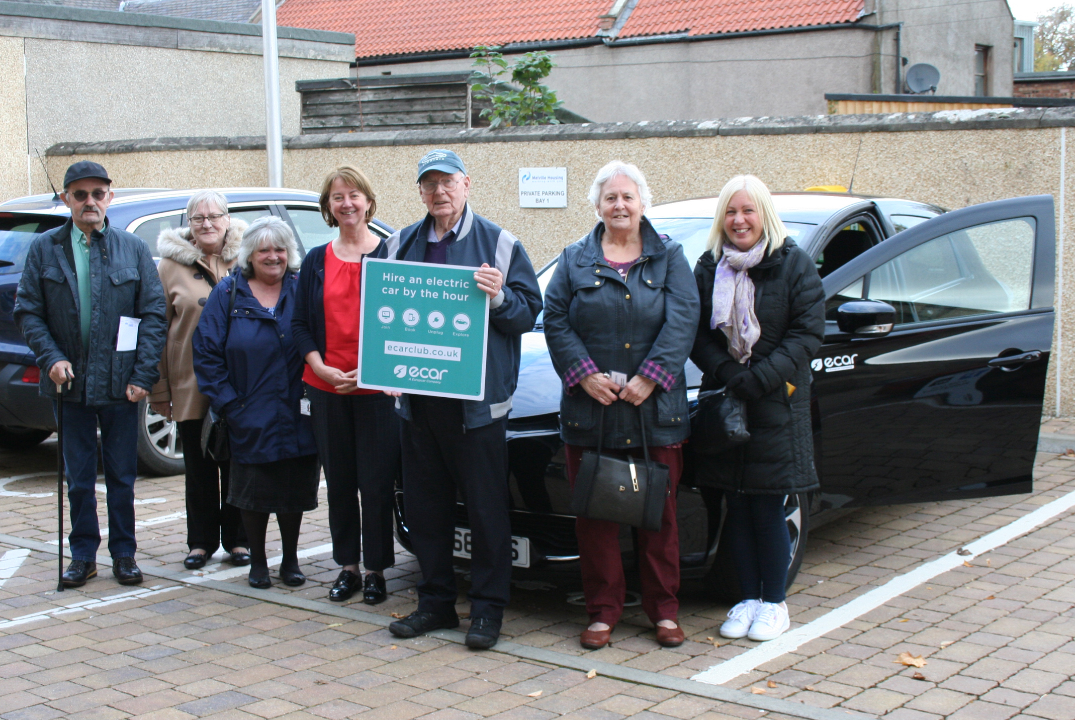 Melville Housing launches Midlothian's first electric car club