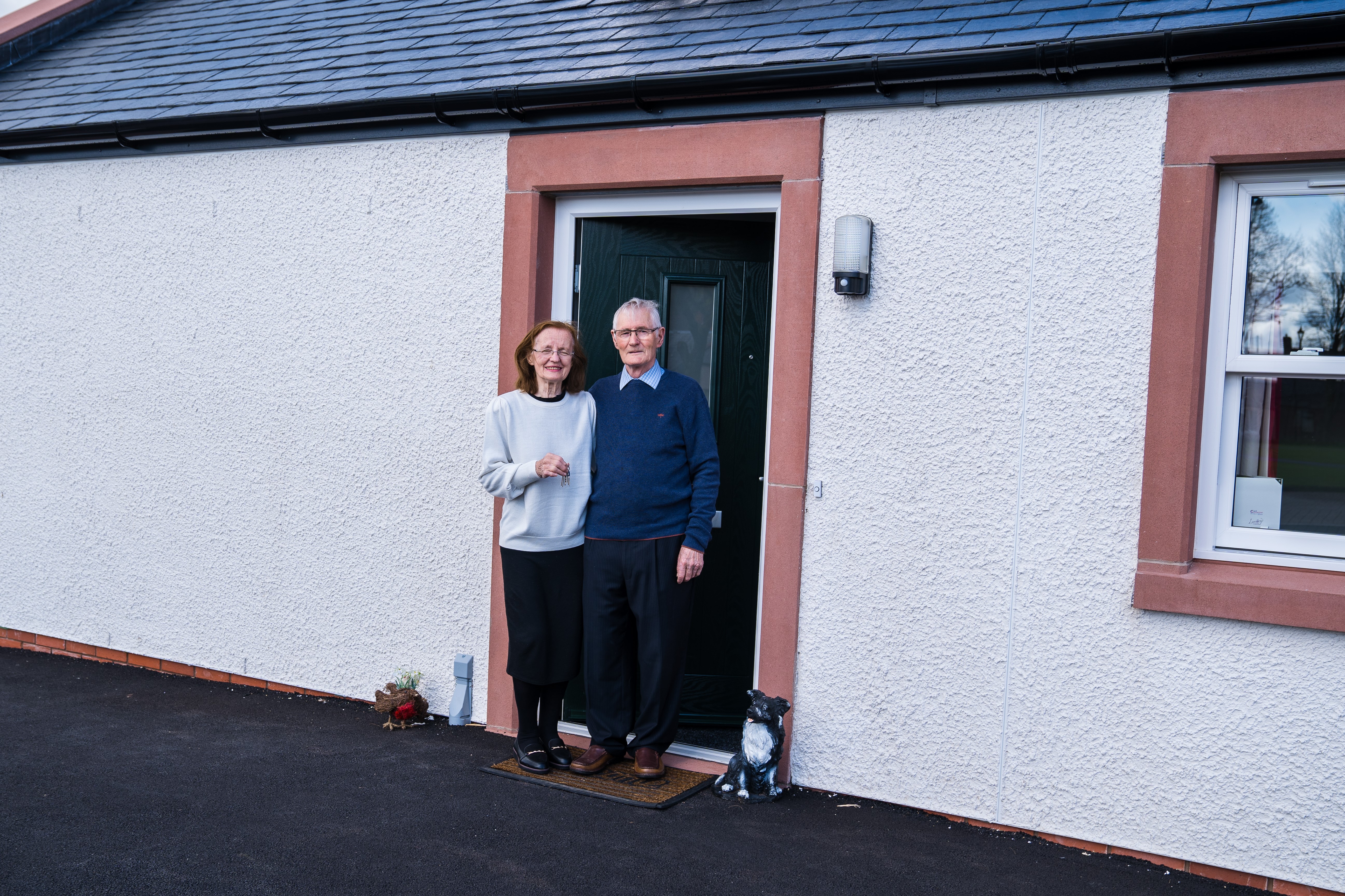 Sanquhar family become first tenants at new DGHP development