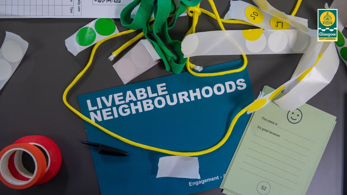 Residents' ideas to help shape Glasgow's Liveable Neighbourhoods