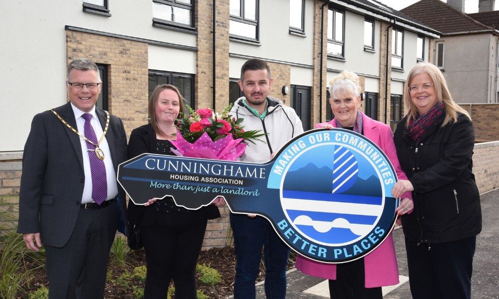 Cunninghame Housing Association holds development closing ceremony