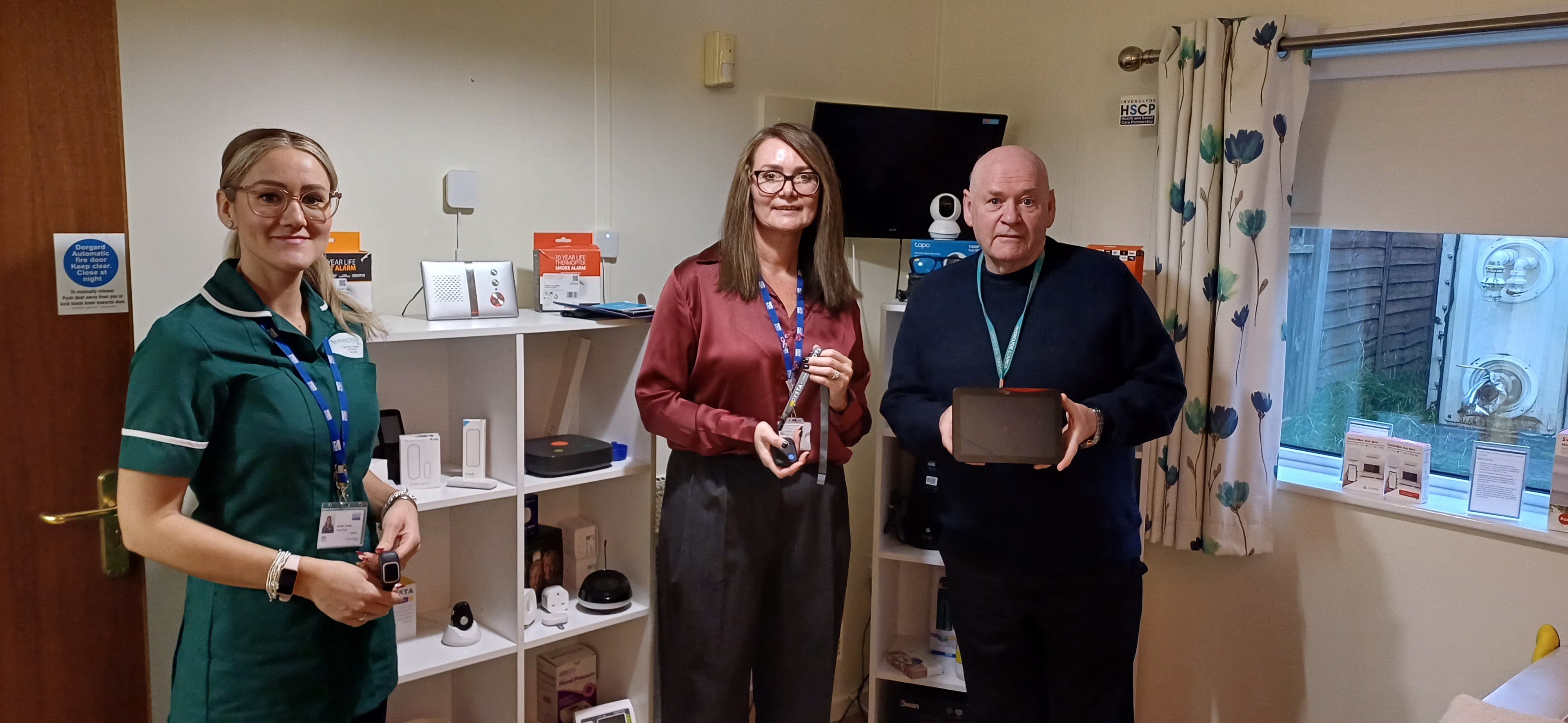 TEC Smart Pad technology helps people live independently in Inverclyde