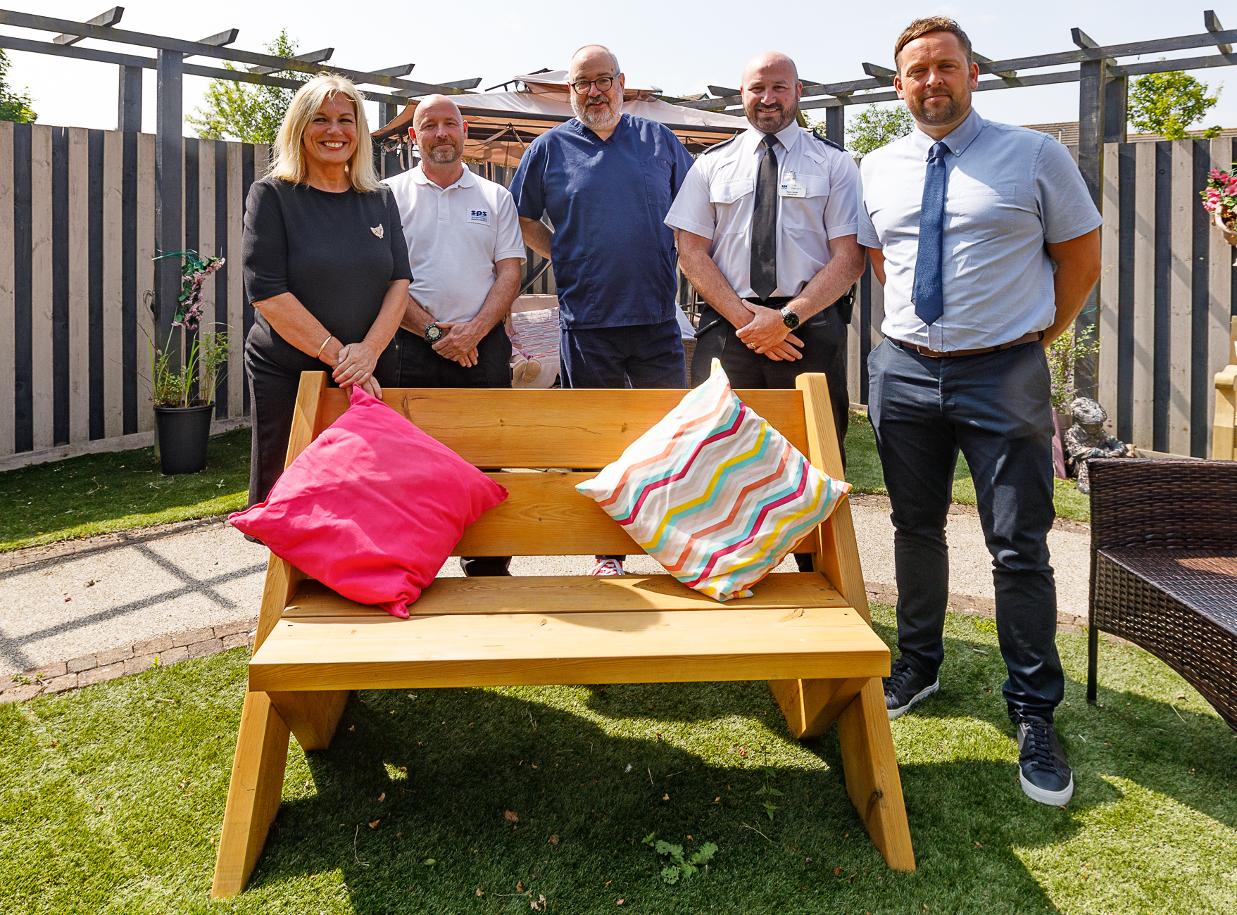 Prisoner rehabilitation project improves outdoor space for Fife care homes