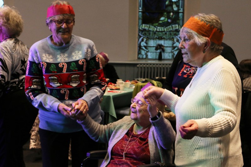 Caledonia and Hillcrest host festive tea part for older people