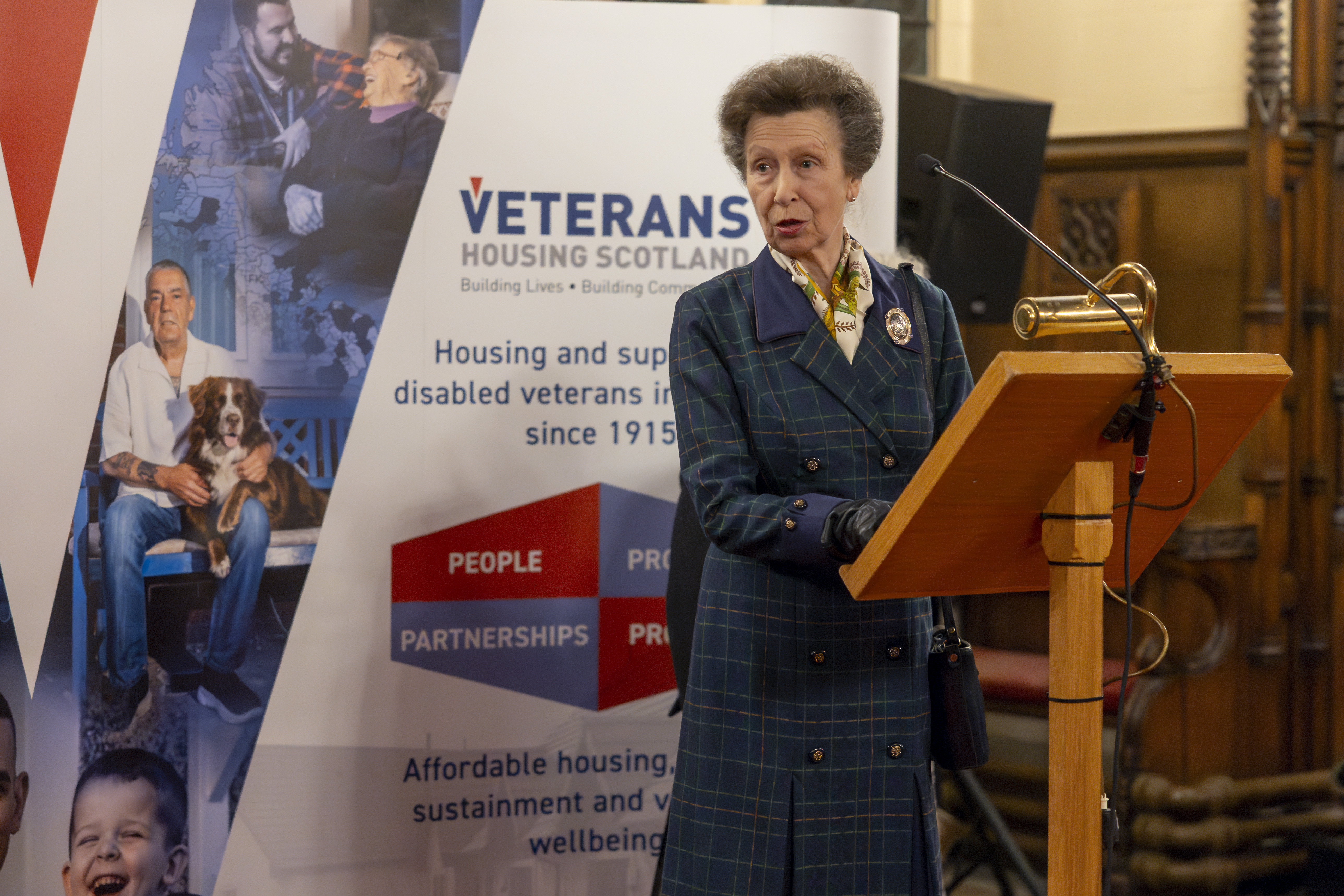 Veterans Housing Scotland welcomes new Patron HRH The Princess Royal