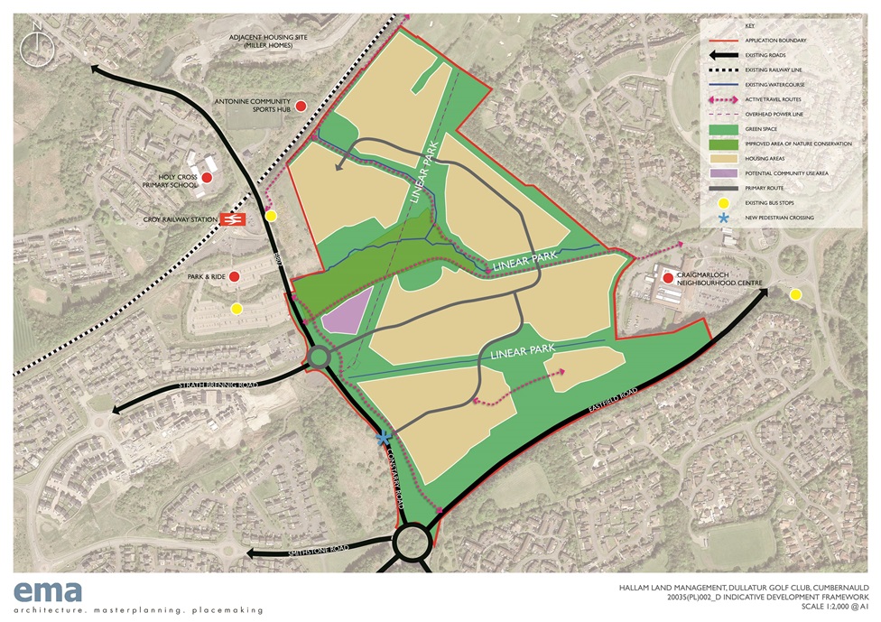 North Lanarkshire to consider proposals for 650-home neighbourhood