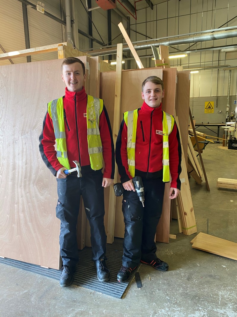 Apprentices laying foundations for a better future with Home Fix Scotland