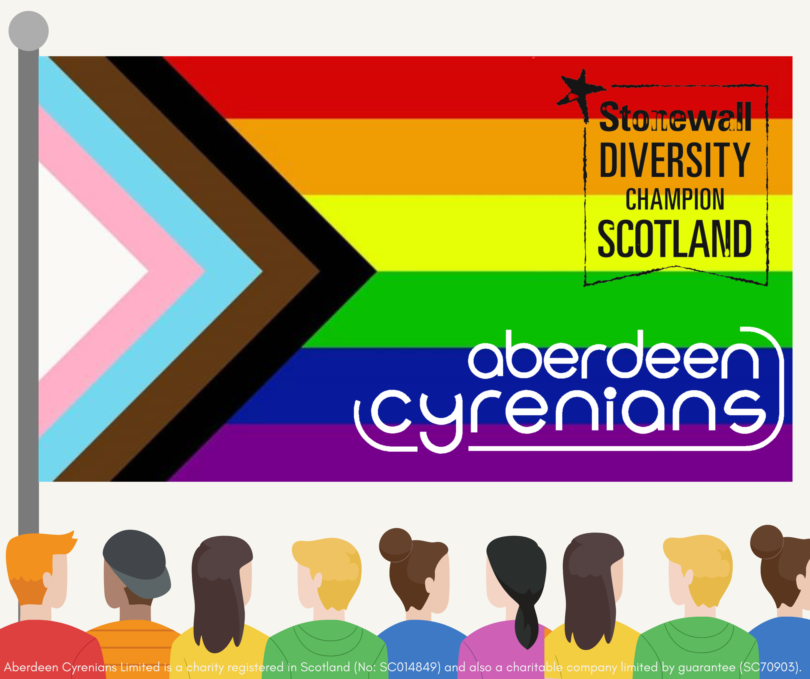 Aberdeen Cyrenians marks IDAHOBIT