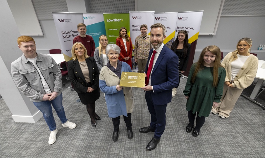 Wheatley retains award for helping young people progress in the workplace