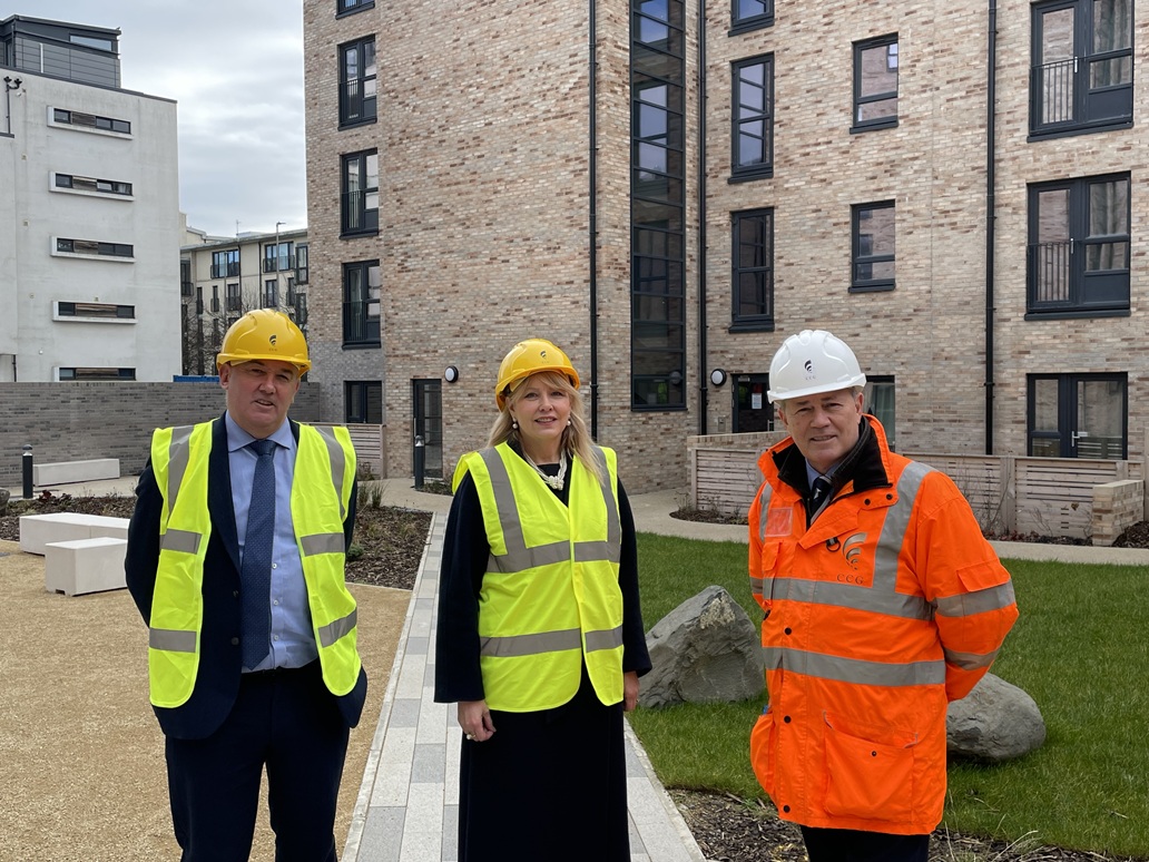 Hundreds more tenants move into environmentally friendly affordable homes in Granton