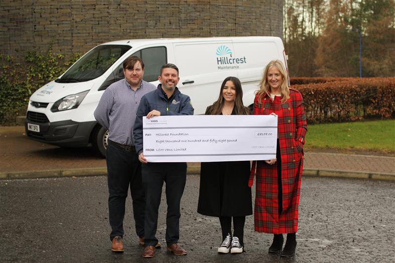 LCM Vans offers valuable boost to the Hillcrest Foundation with annual donations