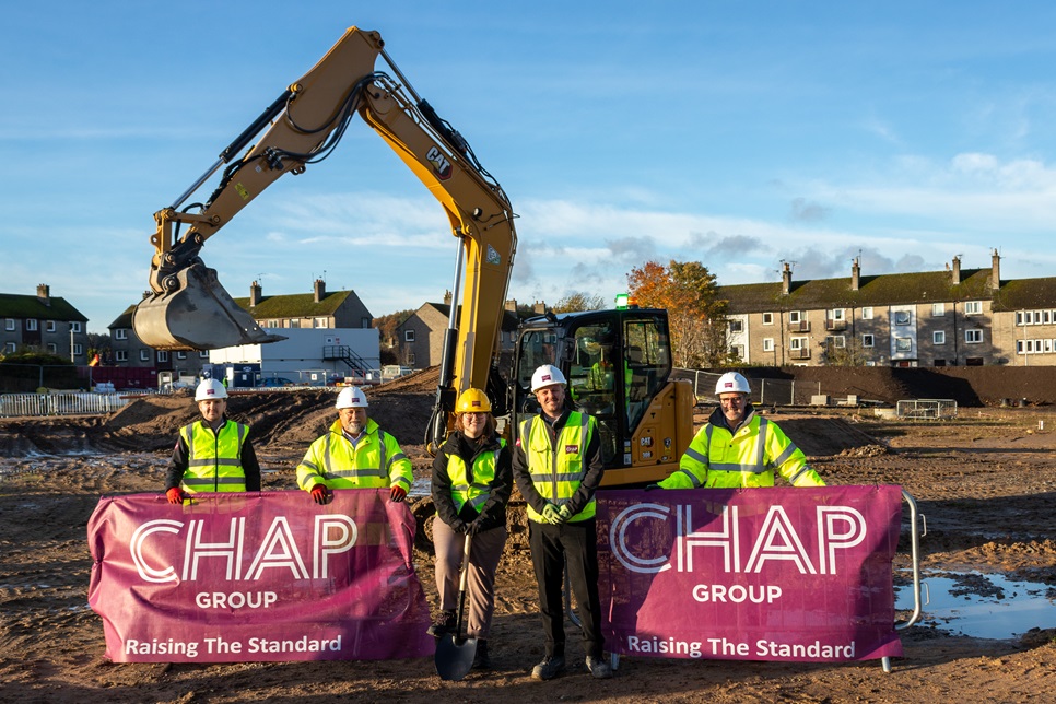 CHAP Group starts work on Aberdeen council housing development