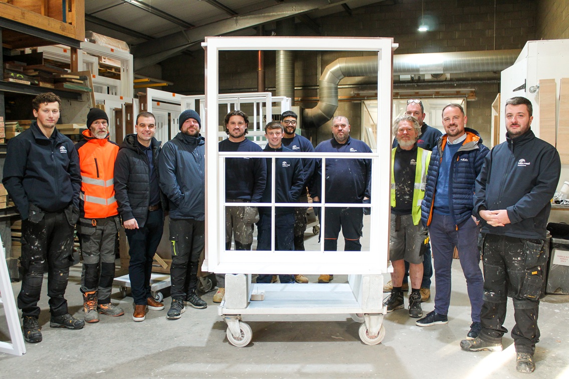 Hillcrest Maintenance staff trained for historic window replacement project