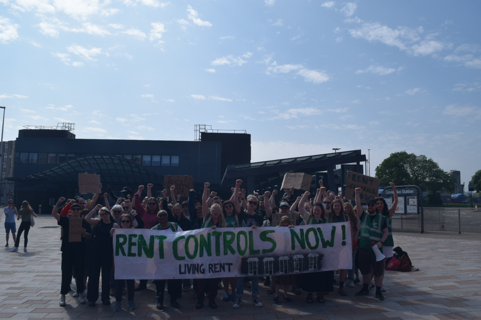 Tenants stage Bute House rally in support of rent controls