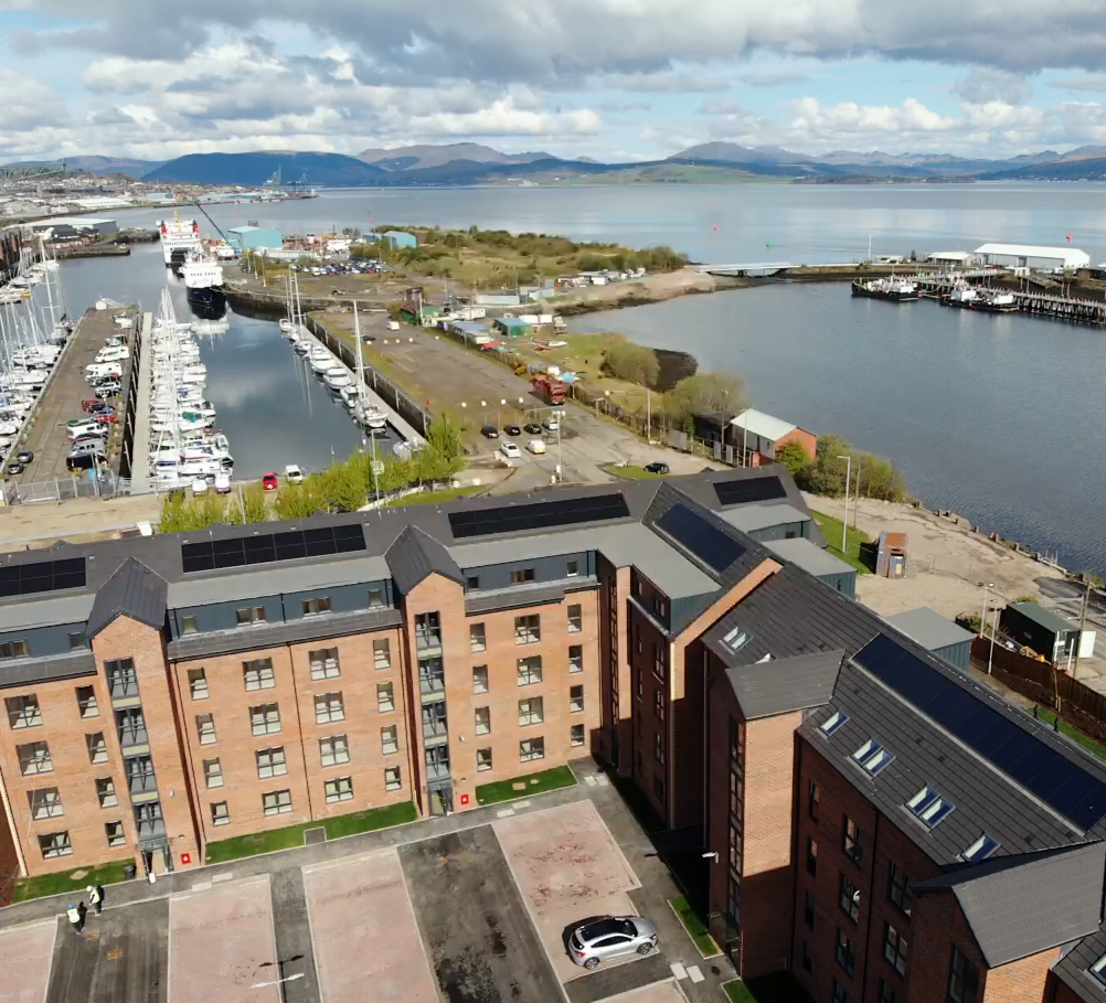 New homes handed over at James Watt Dock